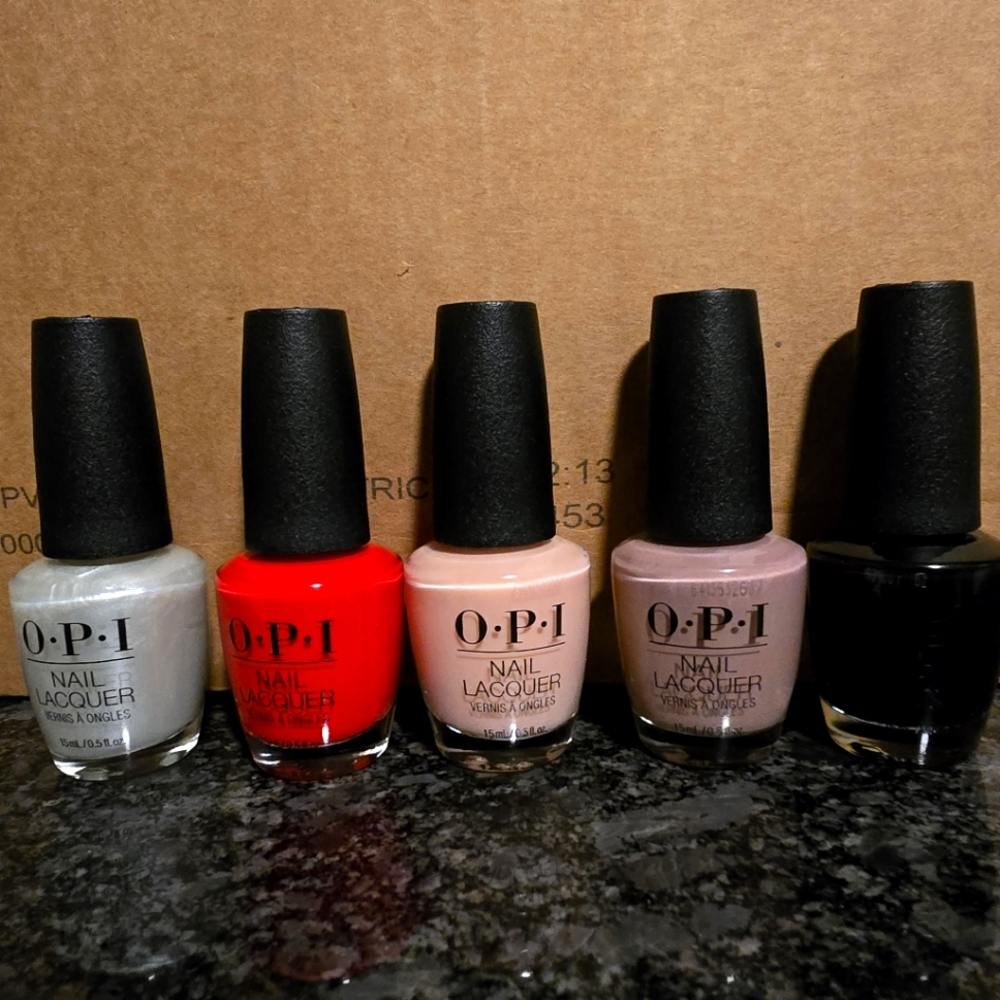 5 OPI Nail Lacquer Full size Top 5 Selling Colors COLLECTION  bubble bath kyoto